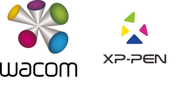 wacom_vs_xp-pen_logo